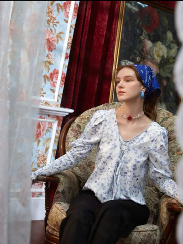 شومیز گلی